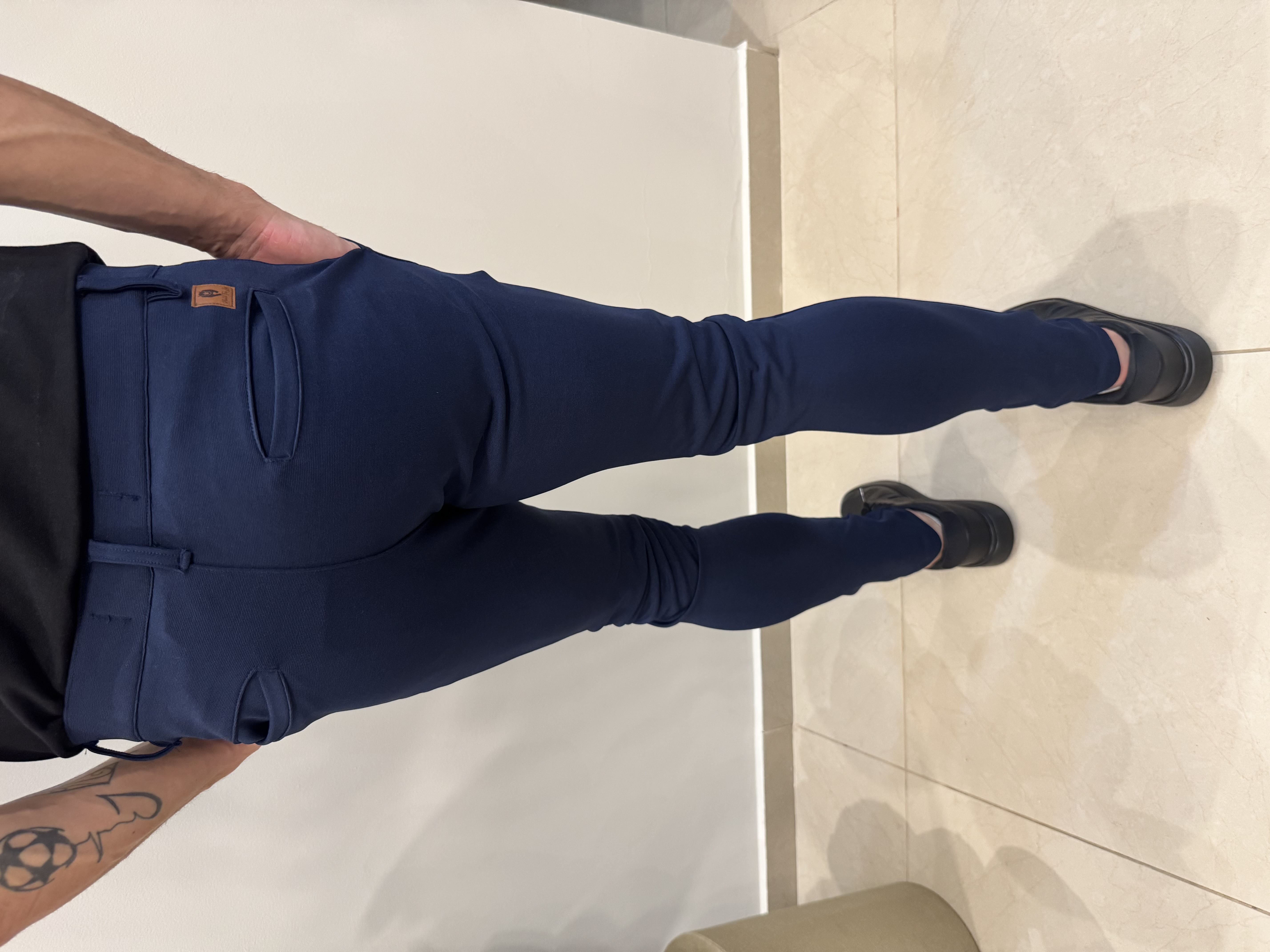 Calça Alfaiataria Paris C/Elastano Premium Azul - Imagem 3