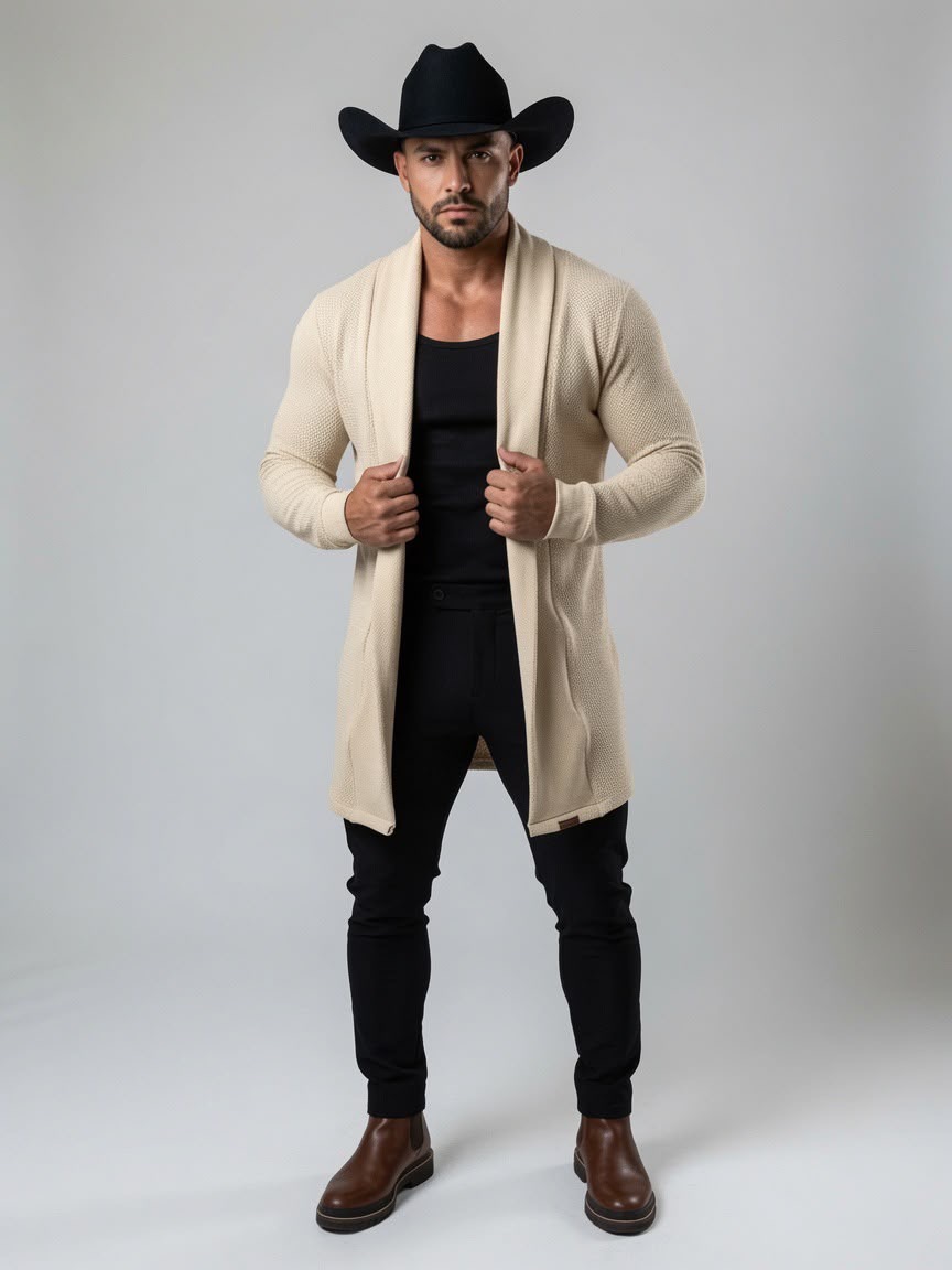 Cardigan Premium Bege - Imagem 2
